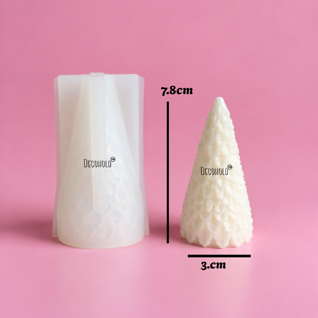 Winter Pine Tree Silicone Mold (M)