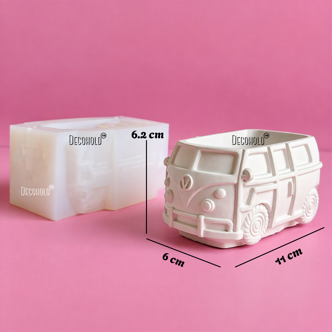 4 Car Jar Silicone Mold (Combo of 4)