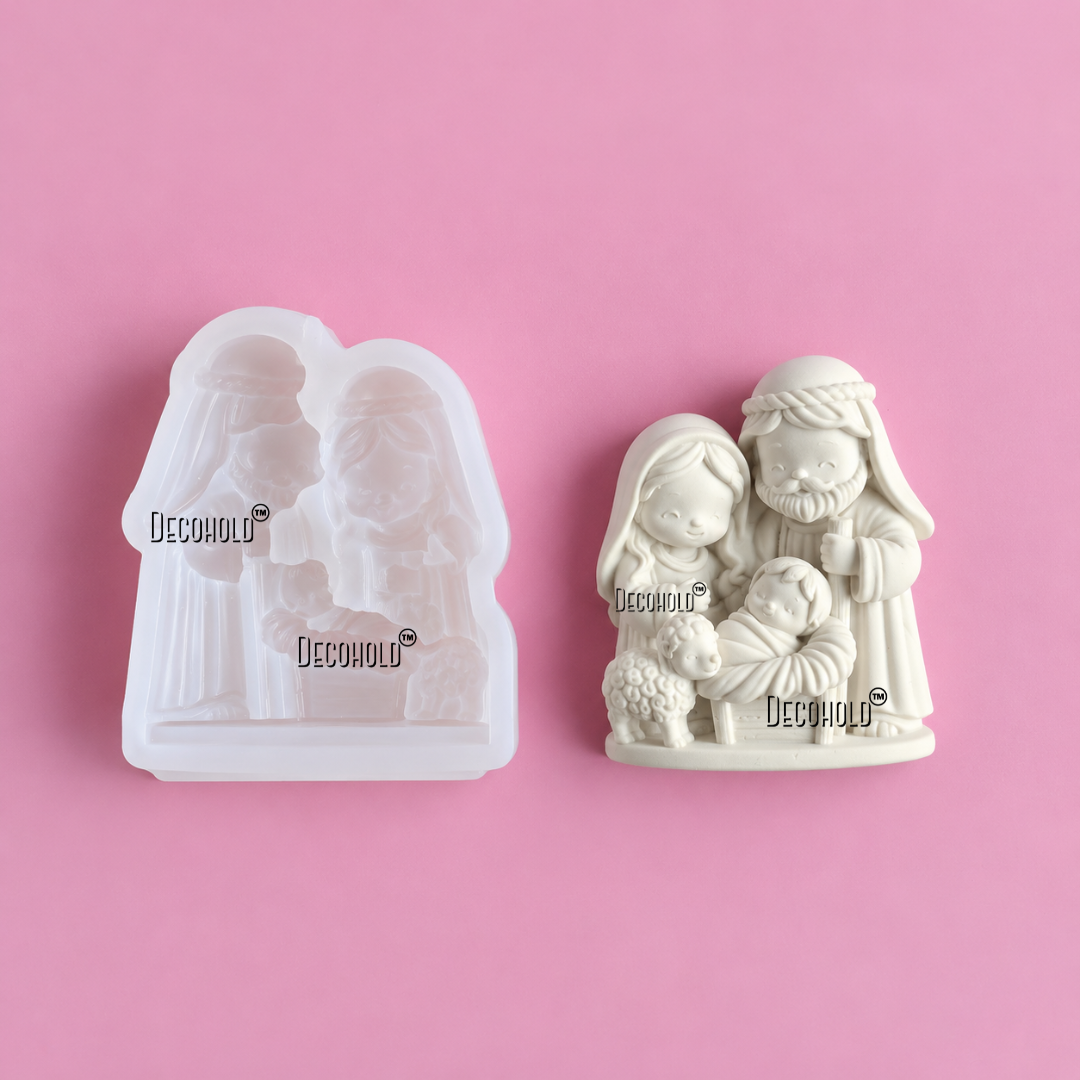 Joyful Nativity Silicone Mold