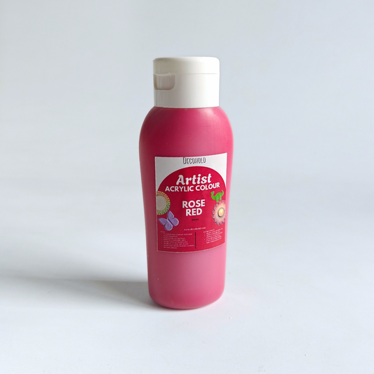 Rose Red Acrylic Colour