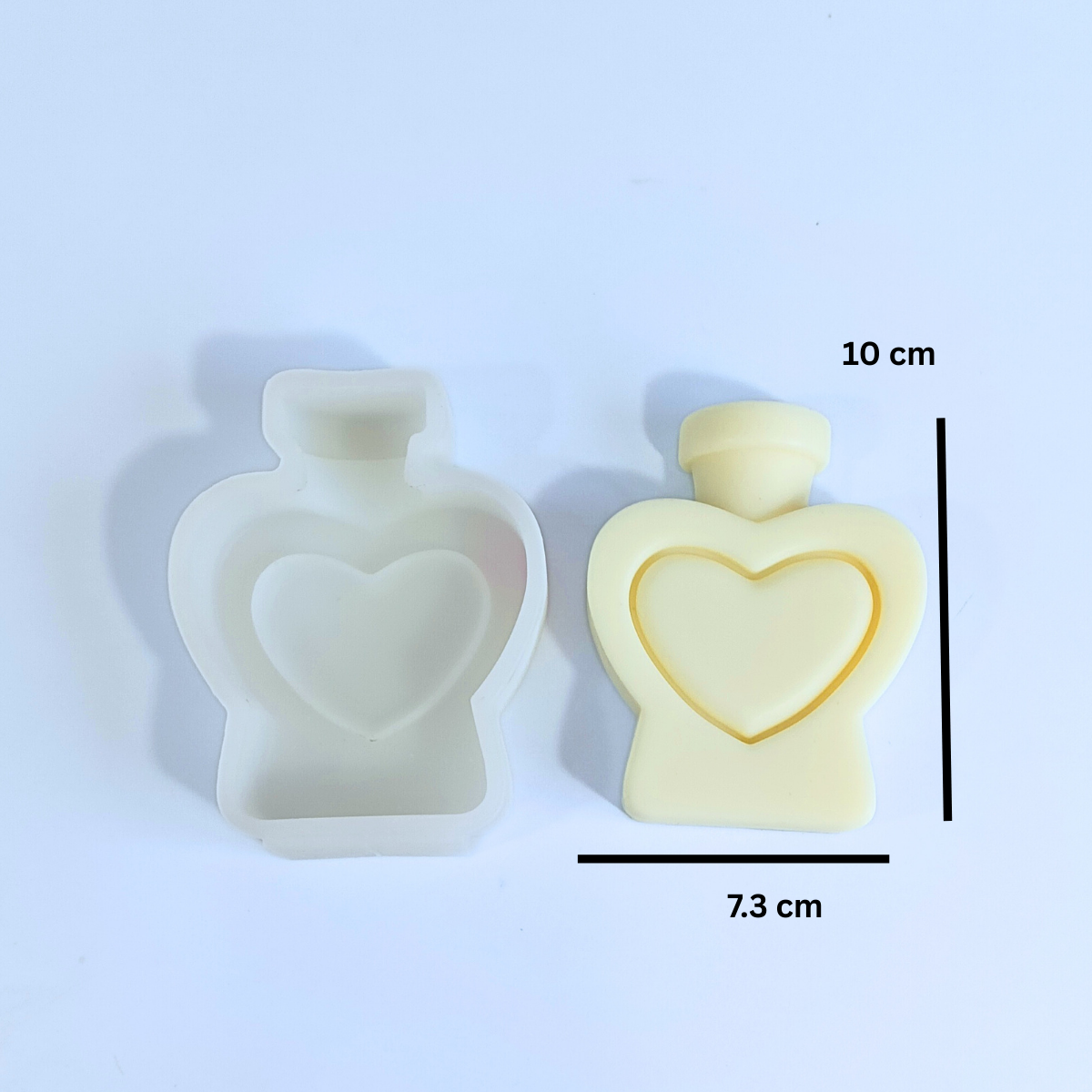 Love Potion Bottle Candle Mold