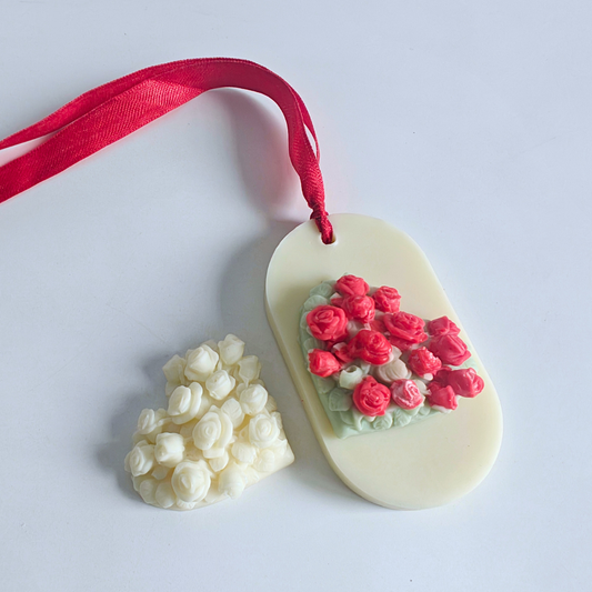 Rose Bouquet Candle Topper Mold