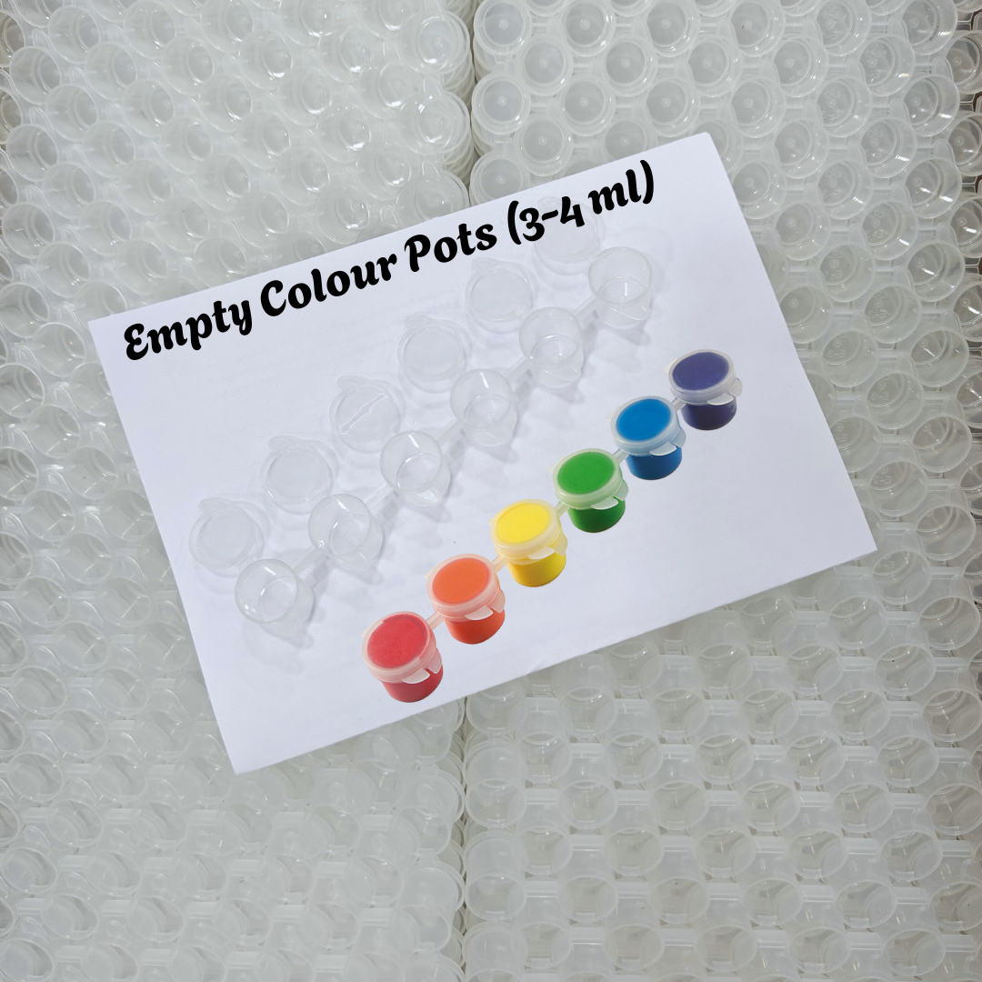Empty Paint Pots (6 Pots Strip)