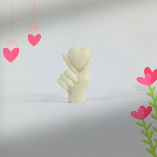 Korean Finger Heart Candle Mold (Small)