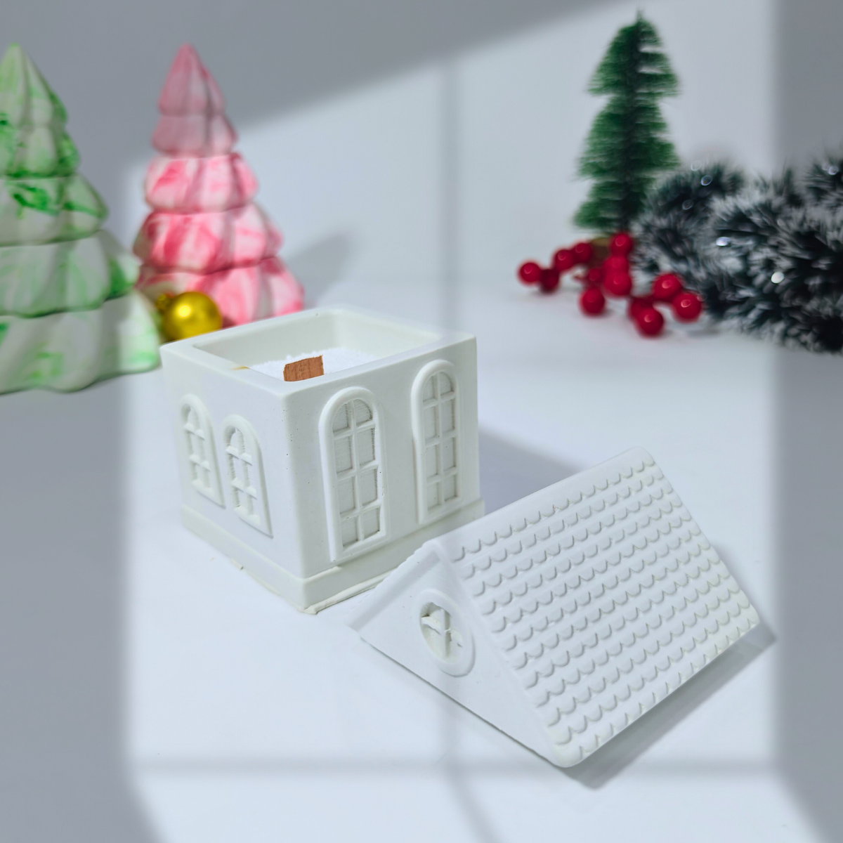 Holiday Home Jar Mold