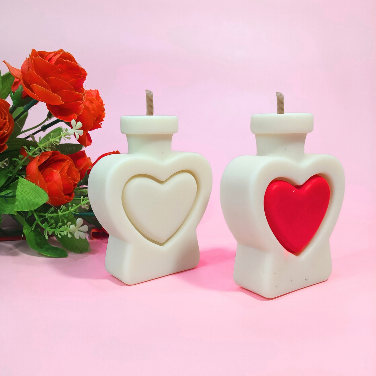 Love Potion Bottle Candle Mold
