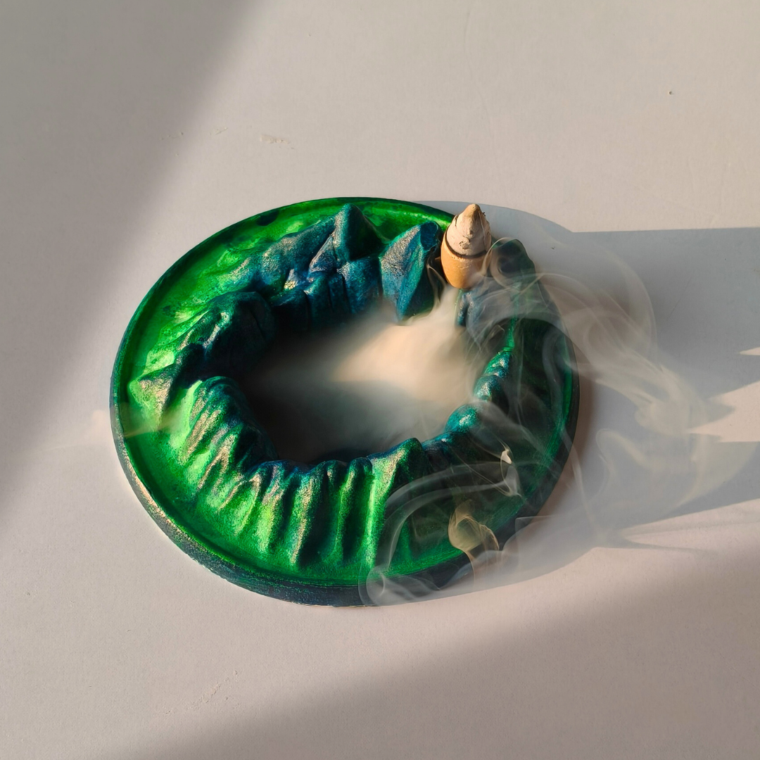 Mountain Dhoop Holder Mold