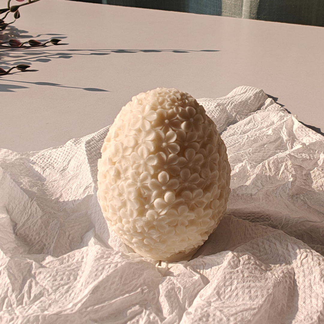 Flora Easter Egg Candle Mold