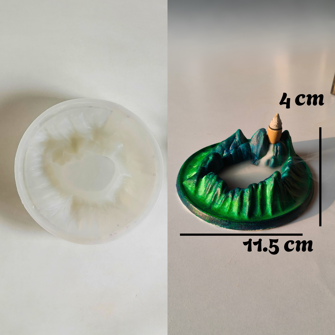 Mountain Dhoop Holder Mold