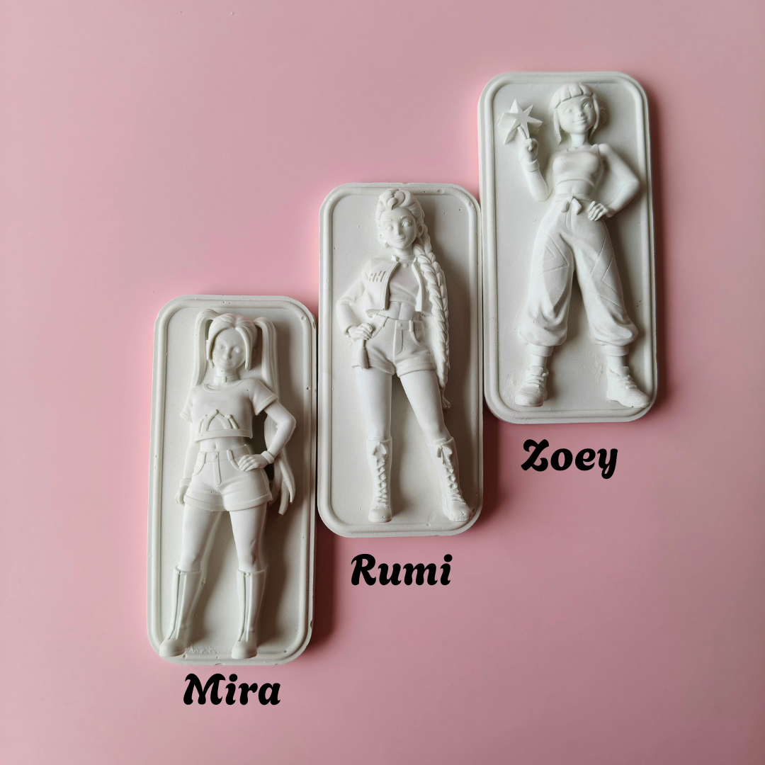 K-POP Huntrix Theme Mold (Kids Paint Kit)