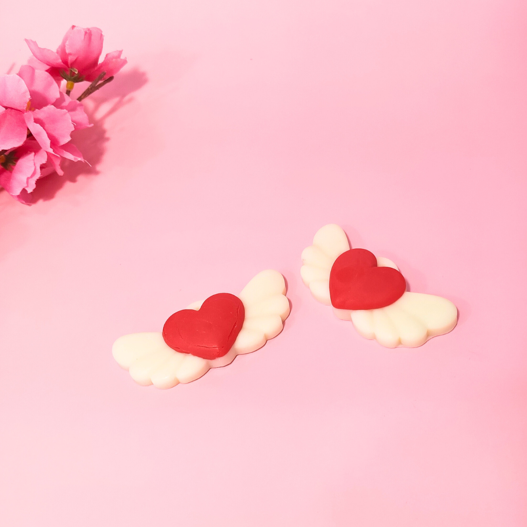 Winged Heart Wax Sachet Mold
