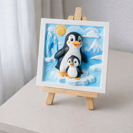 Penguin Keepsake Canvas Mold