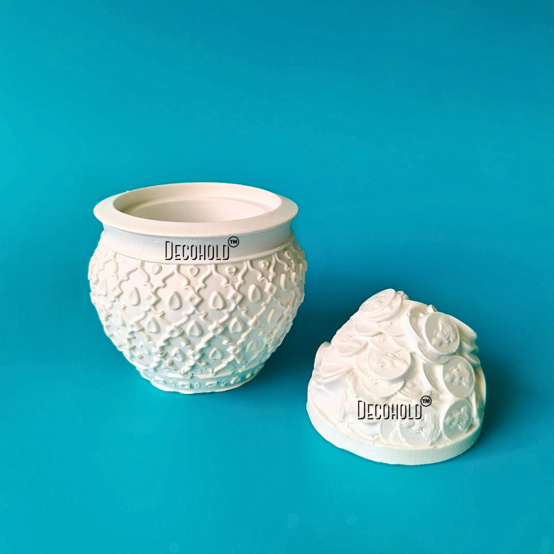Svarna Kalash Jar + Lid + SH Silicone Mold