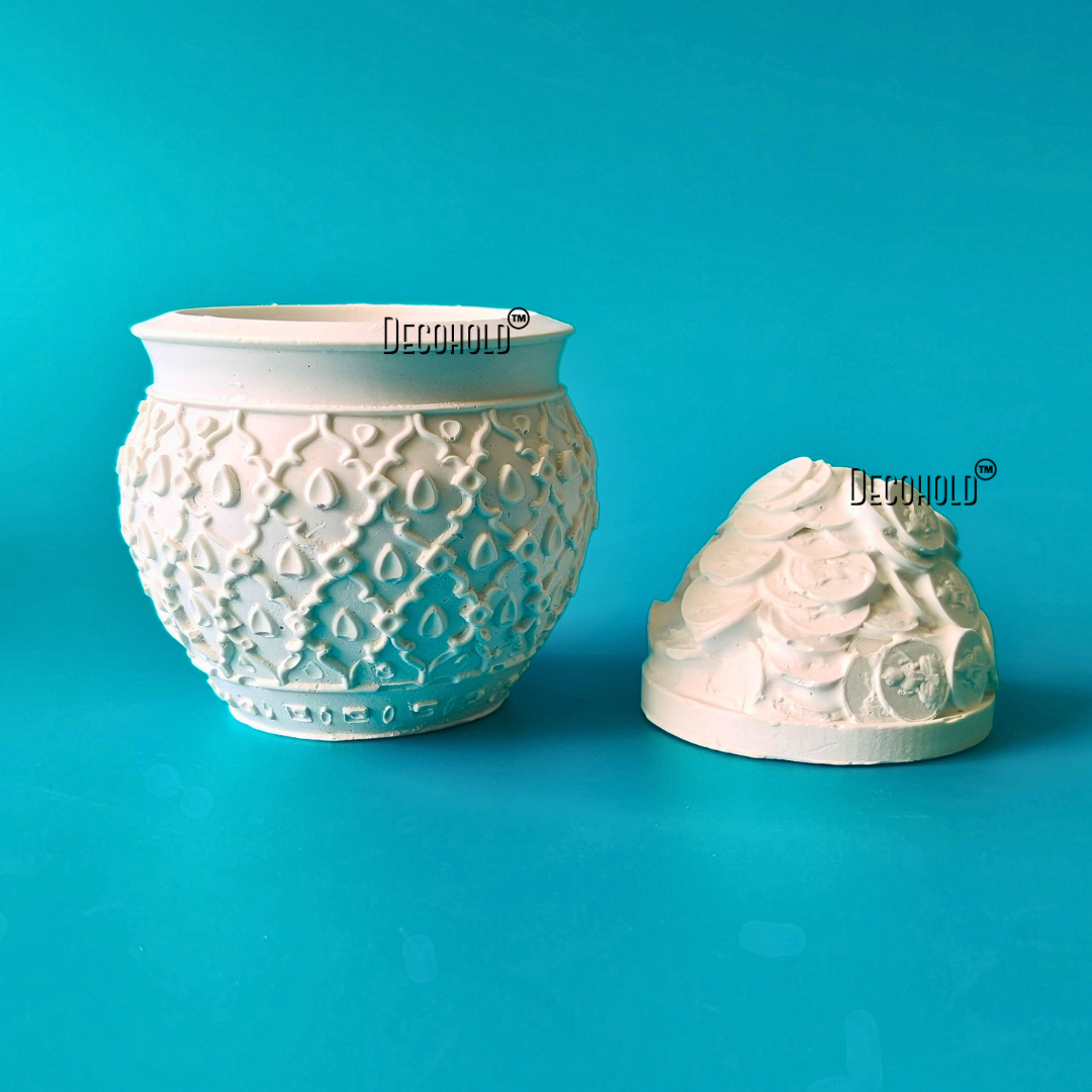 Svarna Kalash Jar + Lid + SH Silicone Mold
