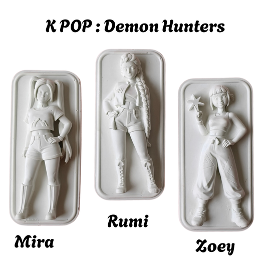 K-POP Huntrix Theme Mold (Kids Paint Kit)