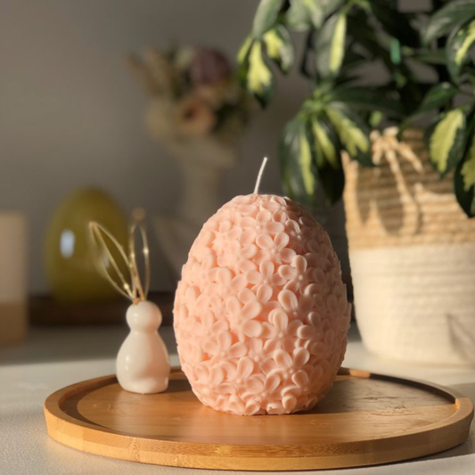 Flora Easter Egg Candle Mold