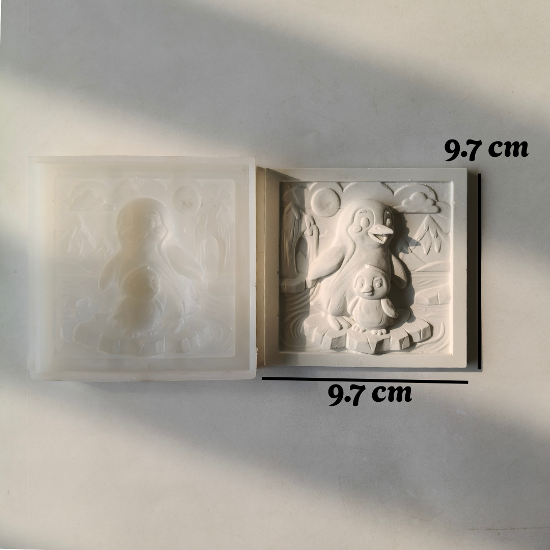 Penguin Keepsake Canvas Mold