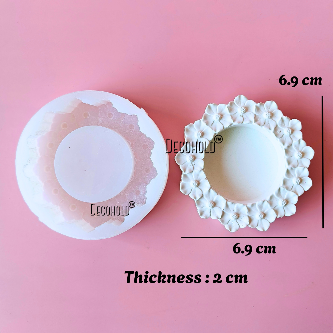 Vani Flower T-light Holder Mold