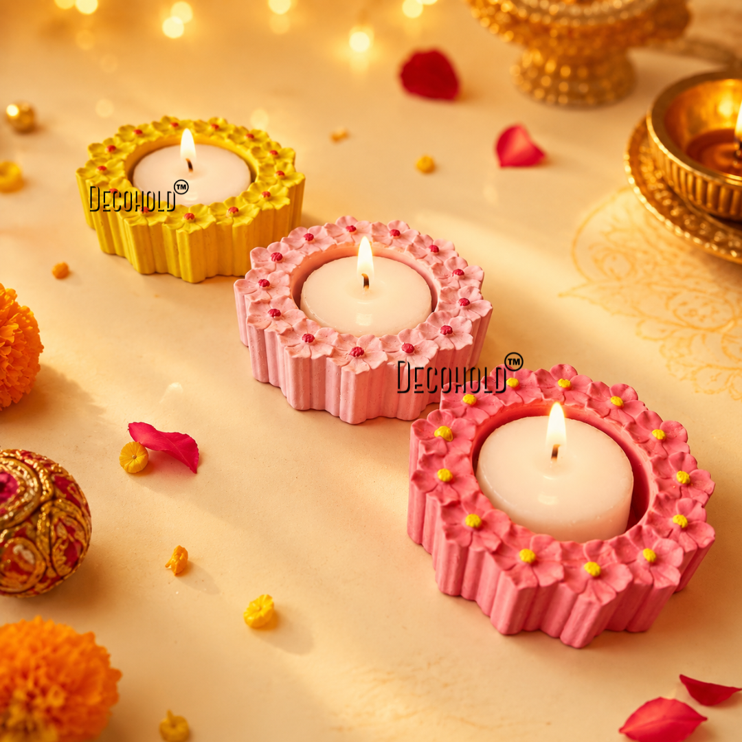 Vani Flower T-light Holder Mold