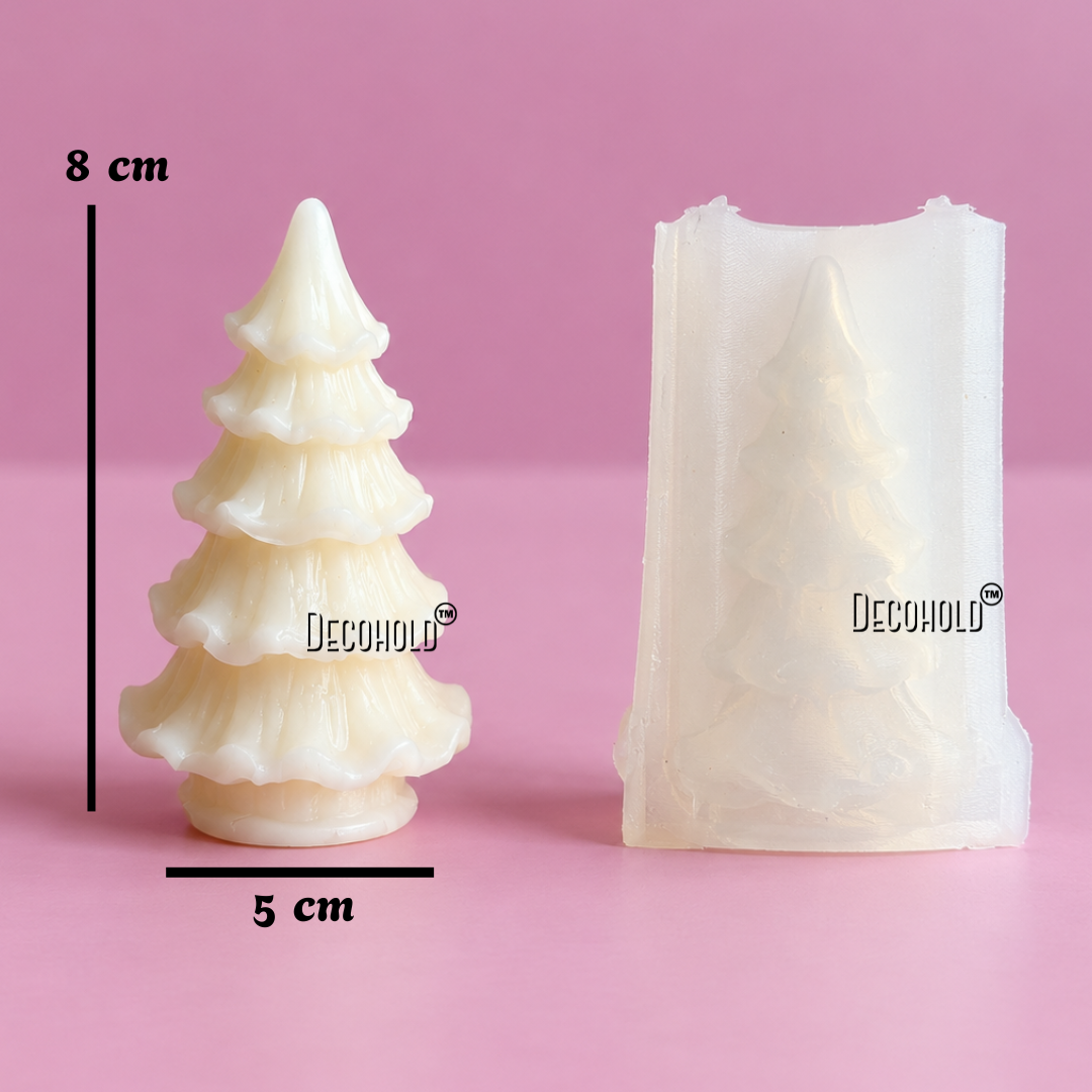 Snowy Frost Tree Silicone Mold (M)