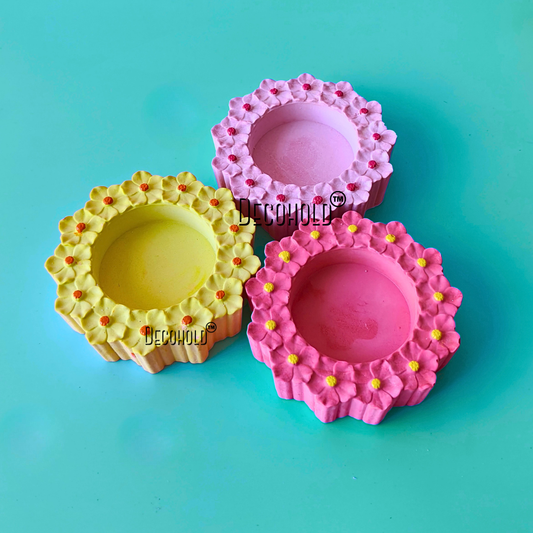 Vani Flower T-light Holder Mold
