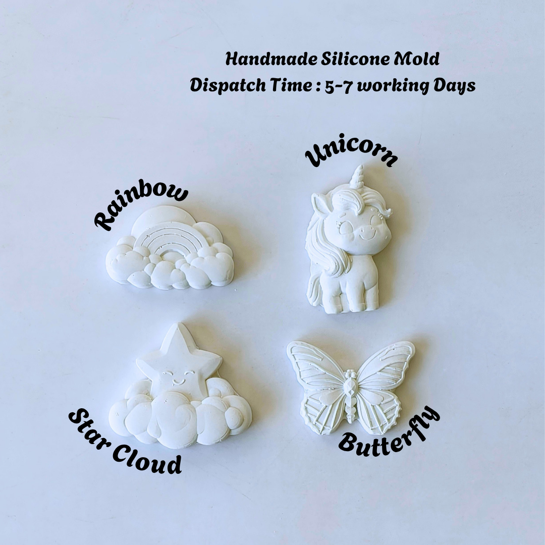 Unicorn Theme Mold (Kids Paint Kit)