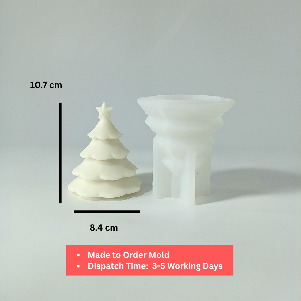 Merry Tree Candle Mold (L)