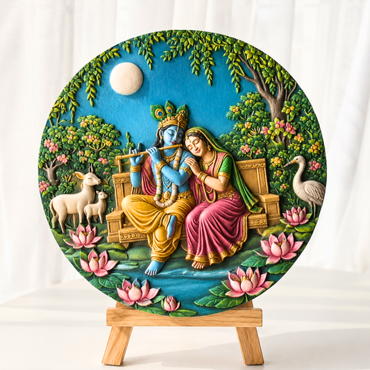 Vrindavan Radha Krishna Keepsake Canvas Mold