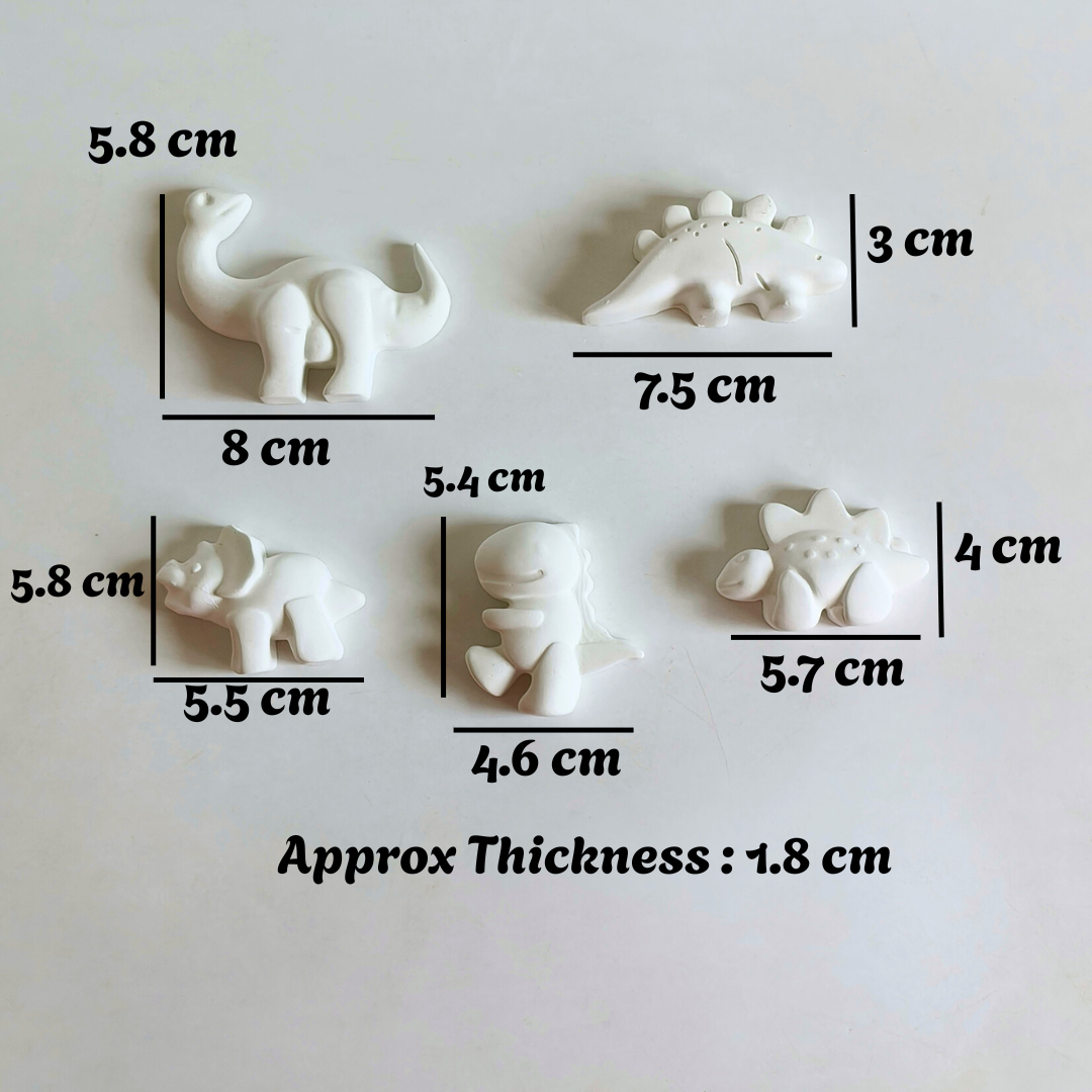Dino Mold - Set of 5 (Kids Paint Kit)