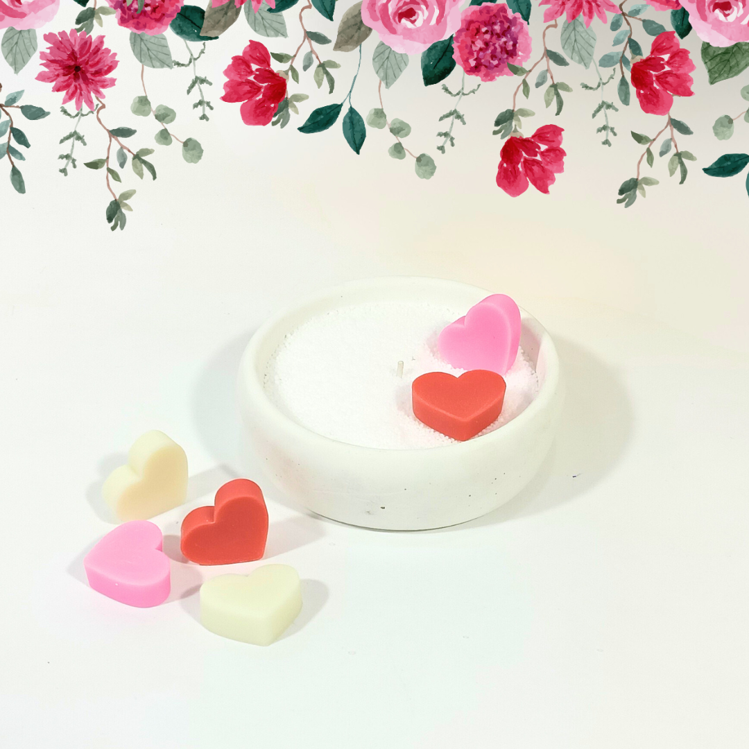 Plain Heart Candle Topped Mold