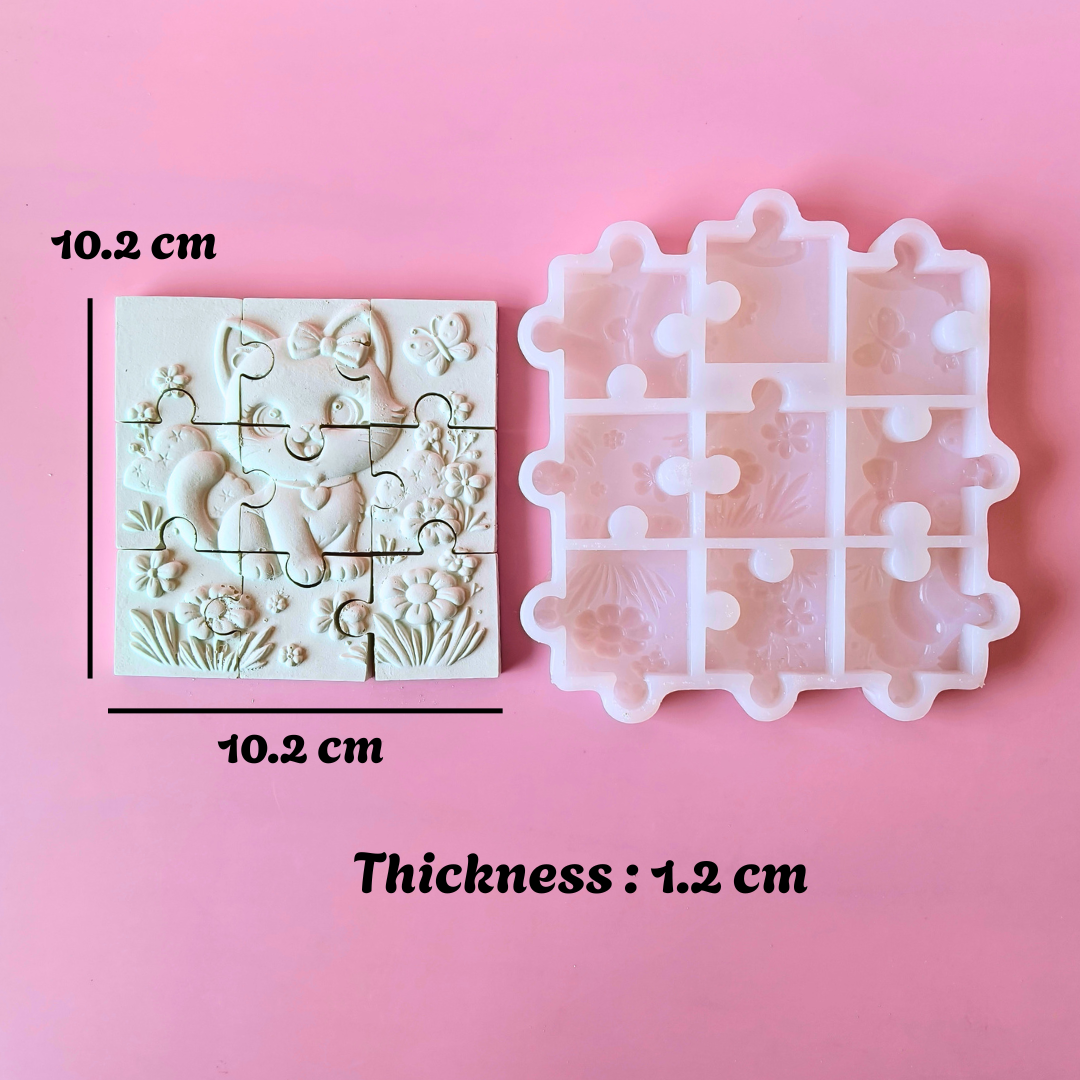 Cat Puzzle Mold