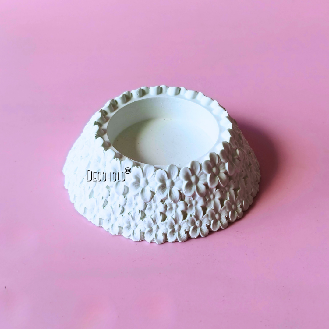 Garden of Bloom Tlight Holder Silicone Mold