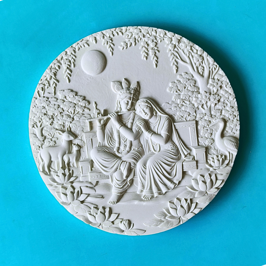 Vrindavan Radha Krishna Keepsake Canvas Mold