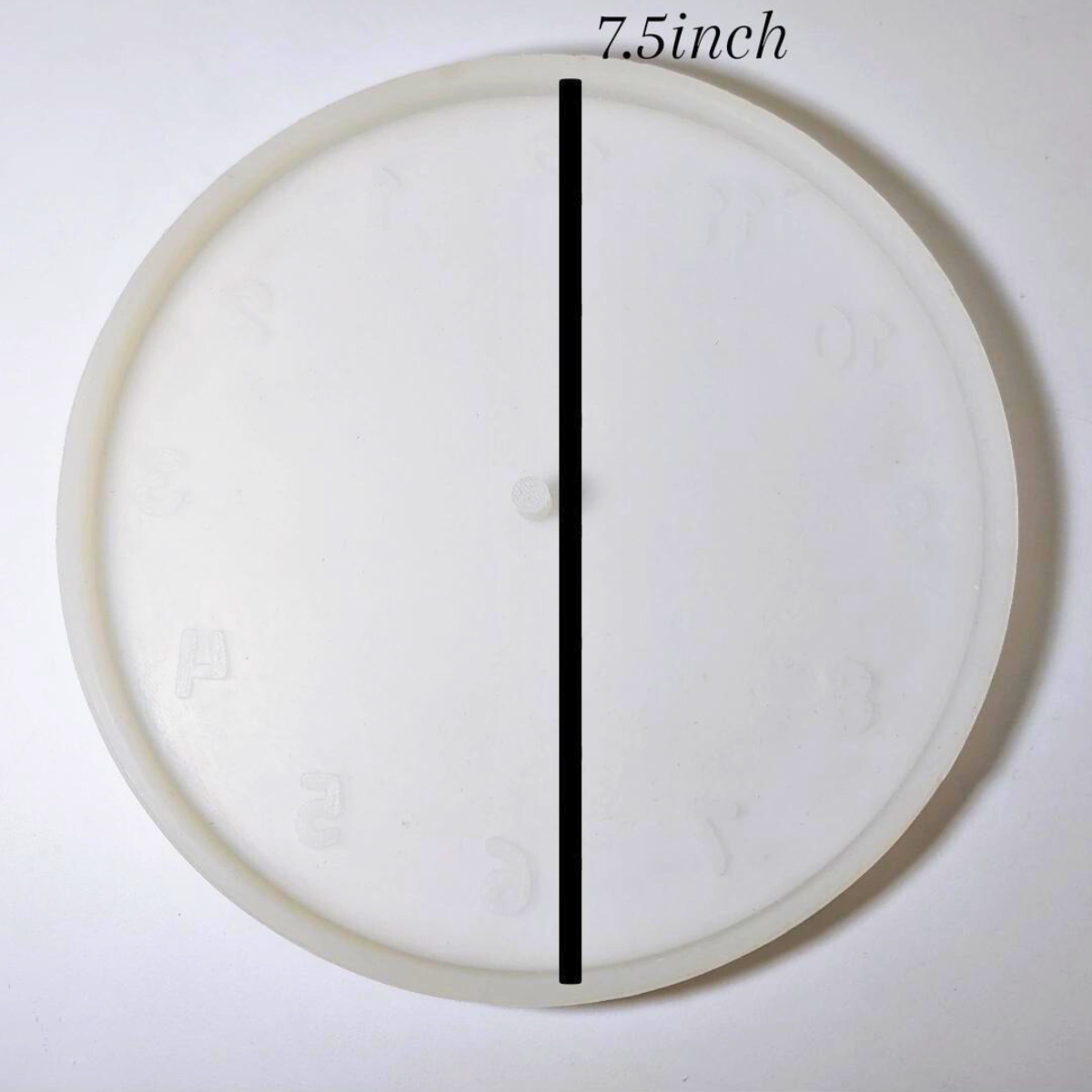 Analog Wall Clock Mould for DIY Crafts in Concrete