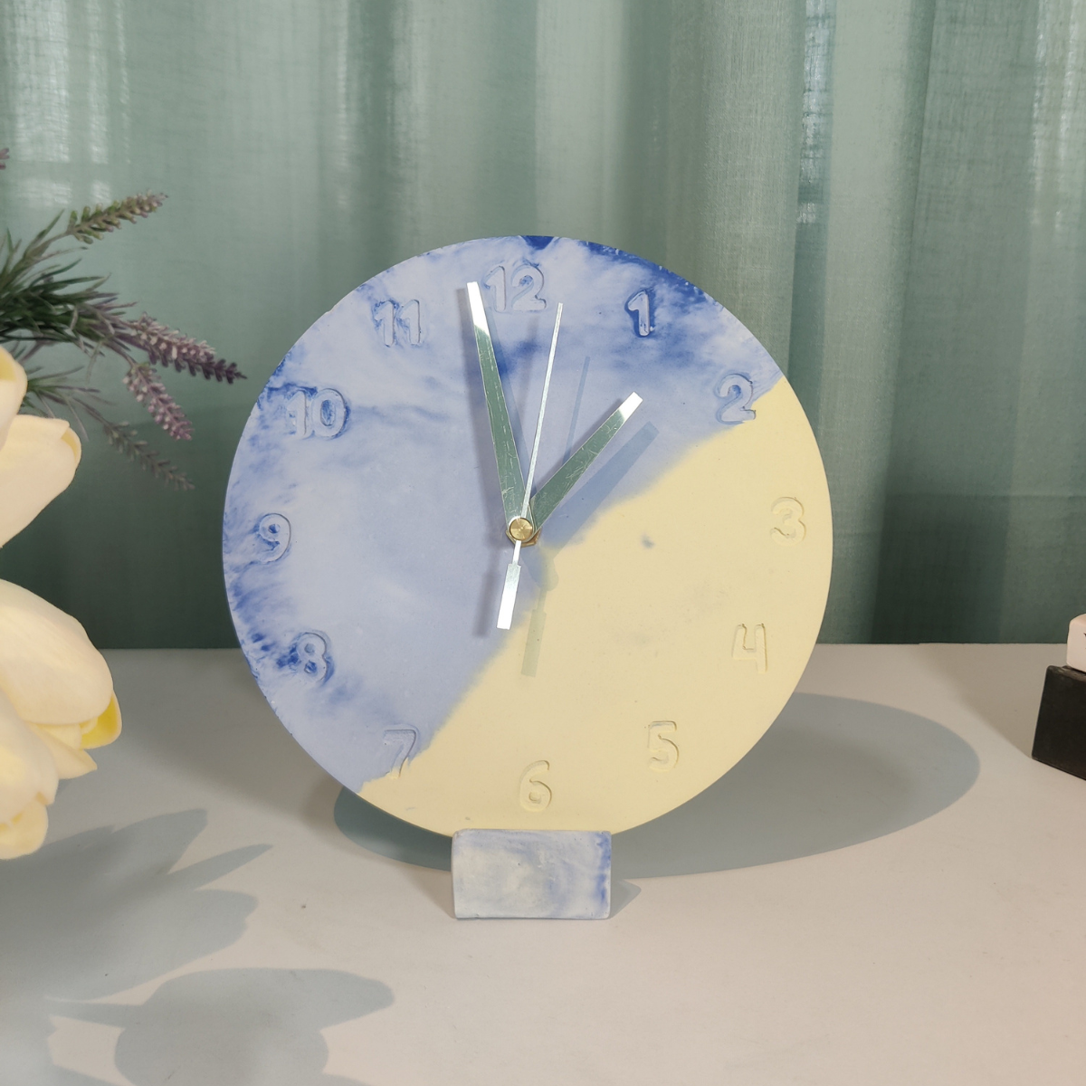 Analog Wall Clock Mould for DIY Crafts in Concrete