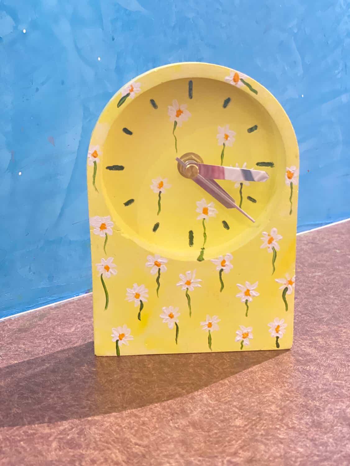 Arch table clock mould for diy concrete, jesmonite, resin and candle handmade decor