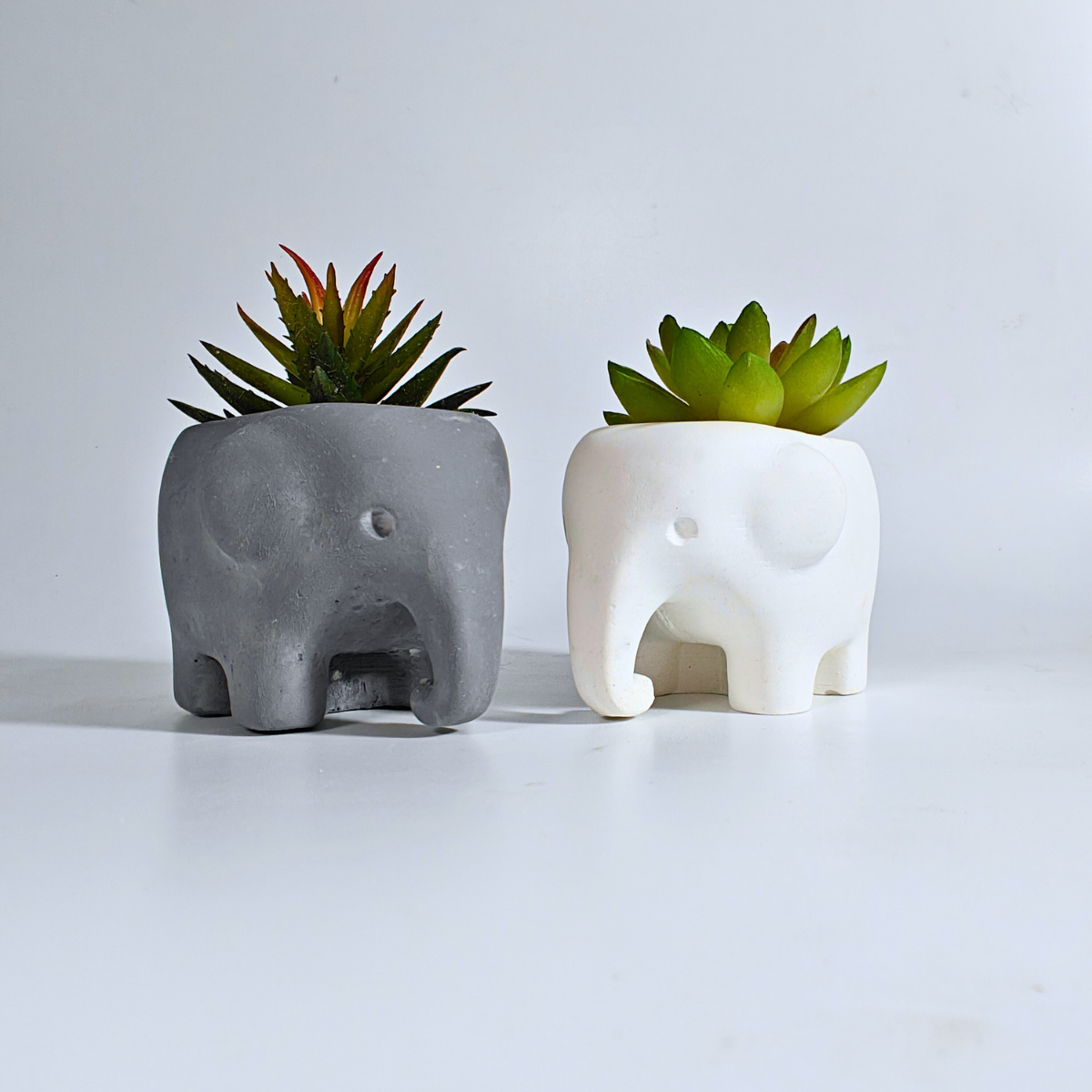 Baby Elephant Jar Mould for Concrete, cement, jesmonite, resin handmade diy art