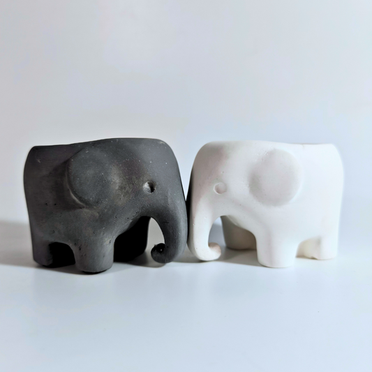 Baby Elephant Jar Mould for Concrete, cement, jesmonite, resin handmade diy art