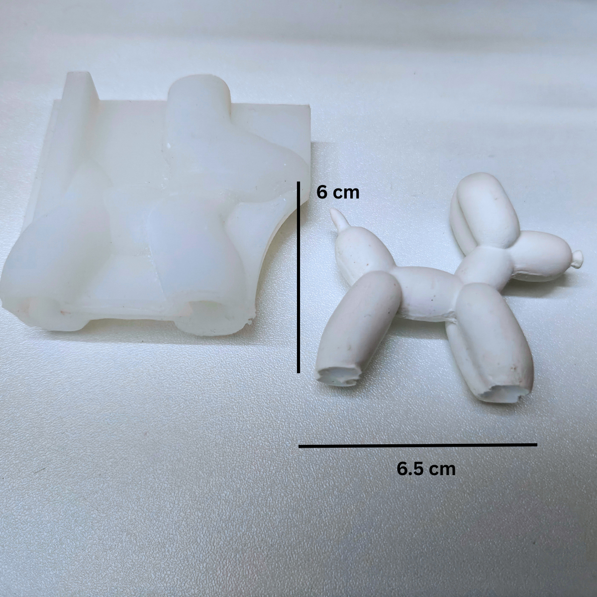 Balloon Dog Mould for crafts, concrete, resin and candle handmade diy