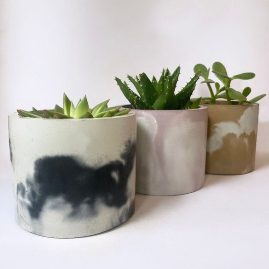 Canister Planter Mould for jesmonite, concrete, cement for diy handmade crafts and art