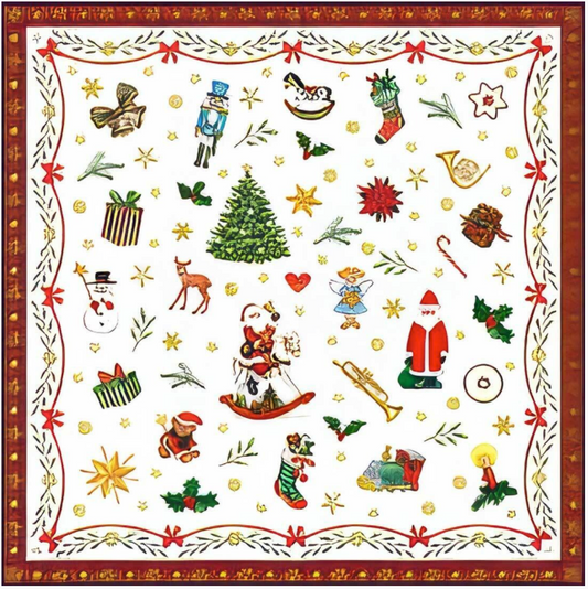 Christmas Elements Decoupage