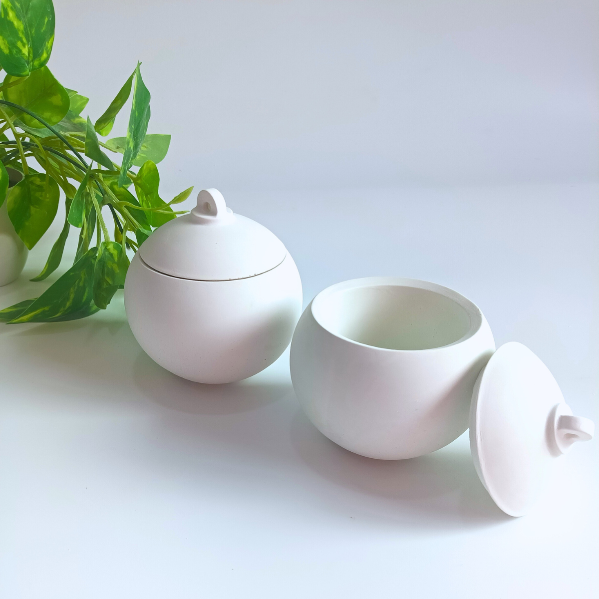 Classic Ornament Jar Mould for diy concrete, jesmonite, resin and candle handmade decor