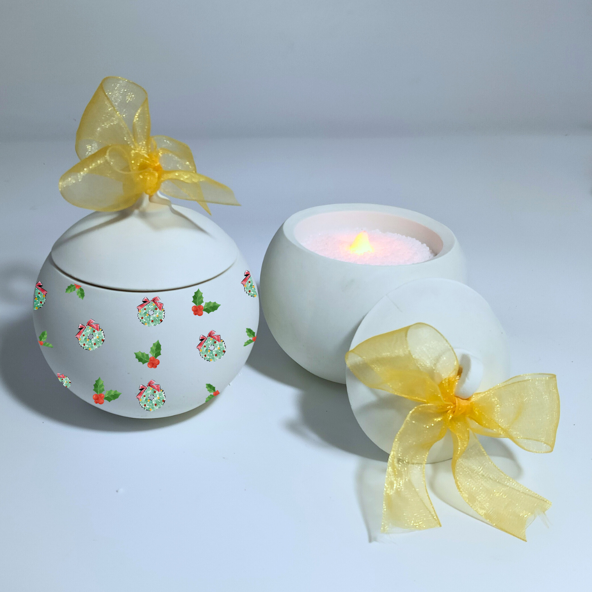 Classic Ornament Jar Mould for diy concrete, jesmonite, resin and candle handmade decor