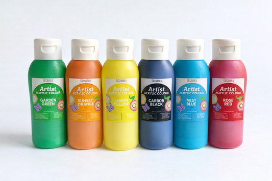Acrylic Colour (Set of 6) 100ml Each