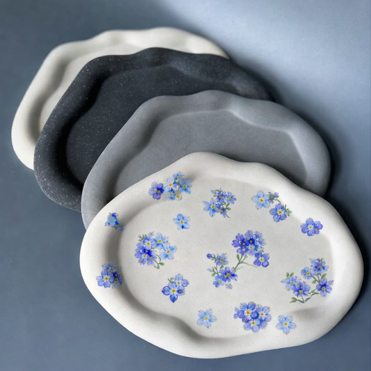 Blue Flower (1 Sheet: Water Transfer Sticker)