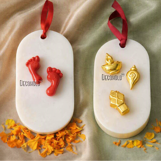 Diwali Elements Candle Topper Silicone Mold