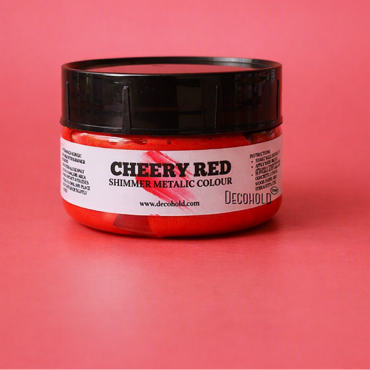 Cherry Red Metallic Colour 50ml