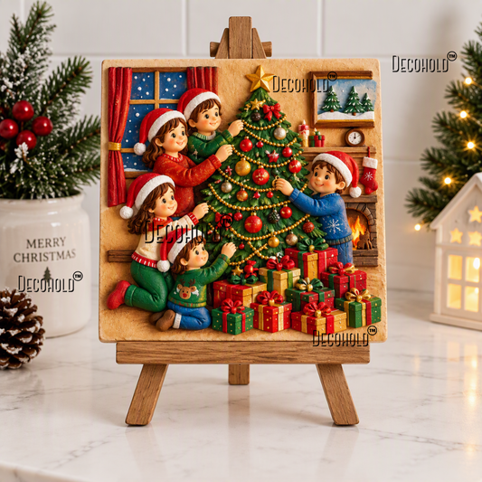 Merry Family Keepsake Silicone Mold