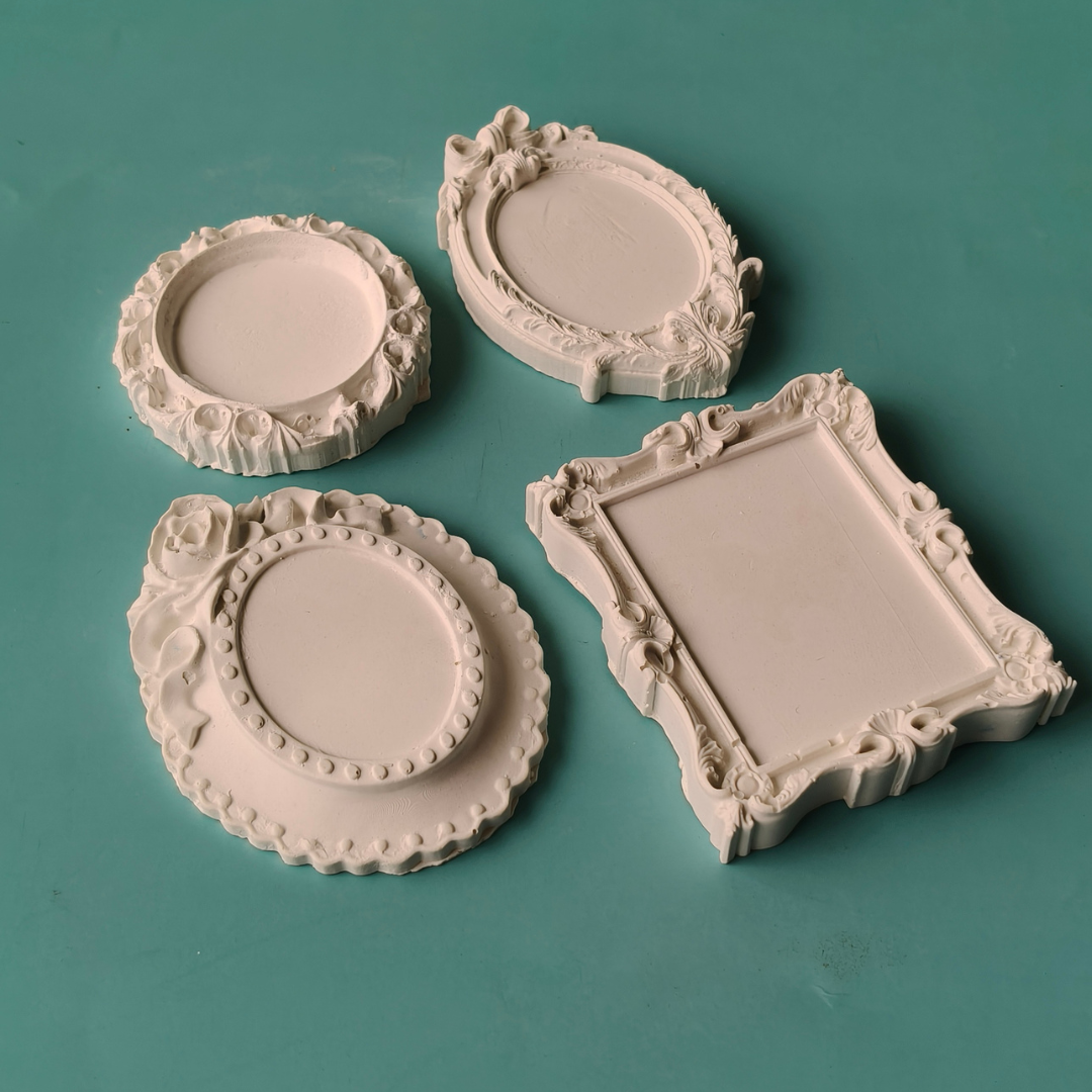 Vintage Mini Frame Mold (Combo of 4)