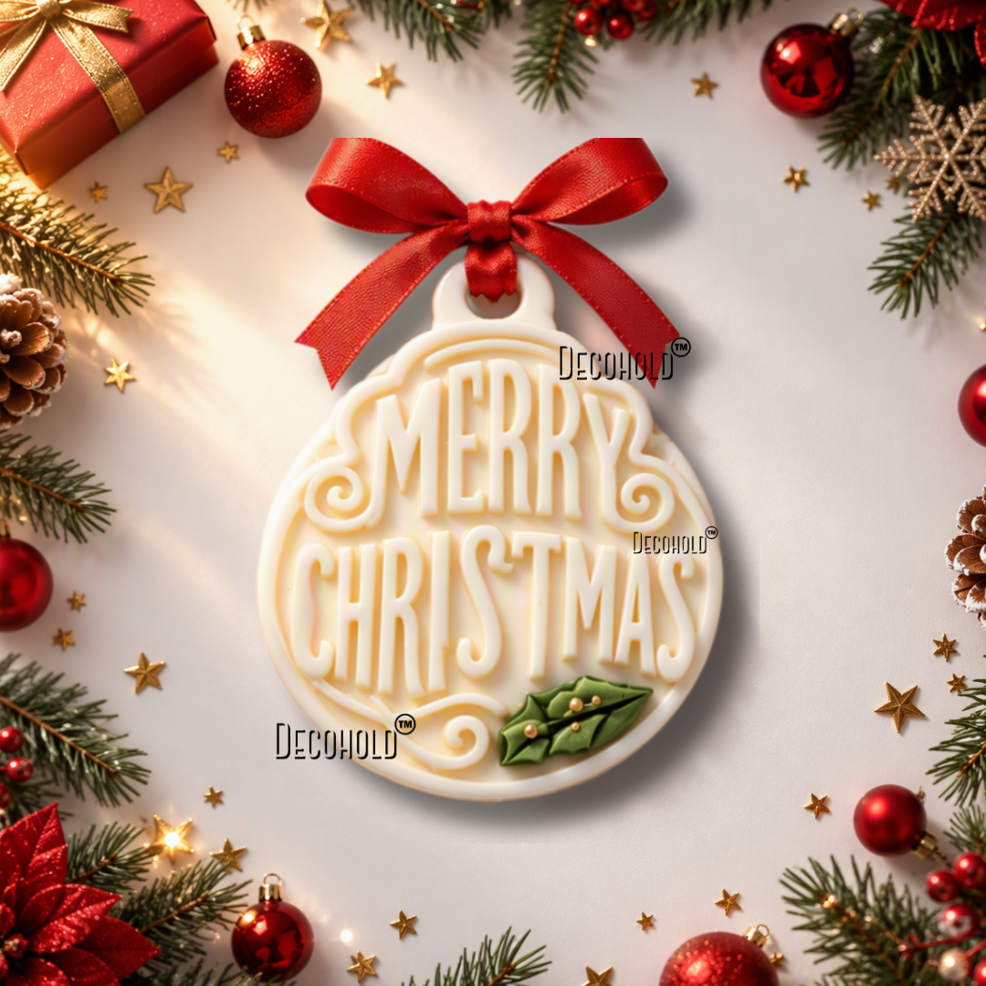 Merry Christmas Wax Sachet Mold